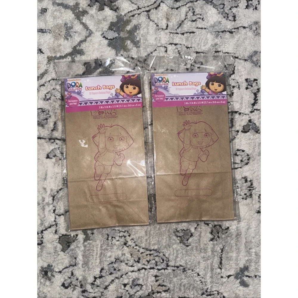 Nickelodeon Dora the Explorer Lunch  Loot Favor Treat Bags 2011 Two Packs Of 15
